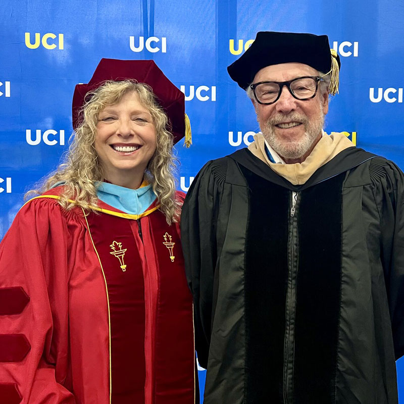 Sue Padernacht and Professor Leonard D. Lane